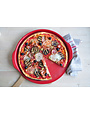 Emile Henry Pizza Stone Ridged 14" Red