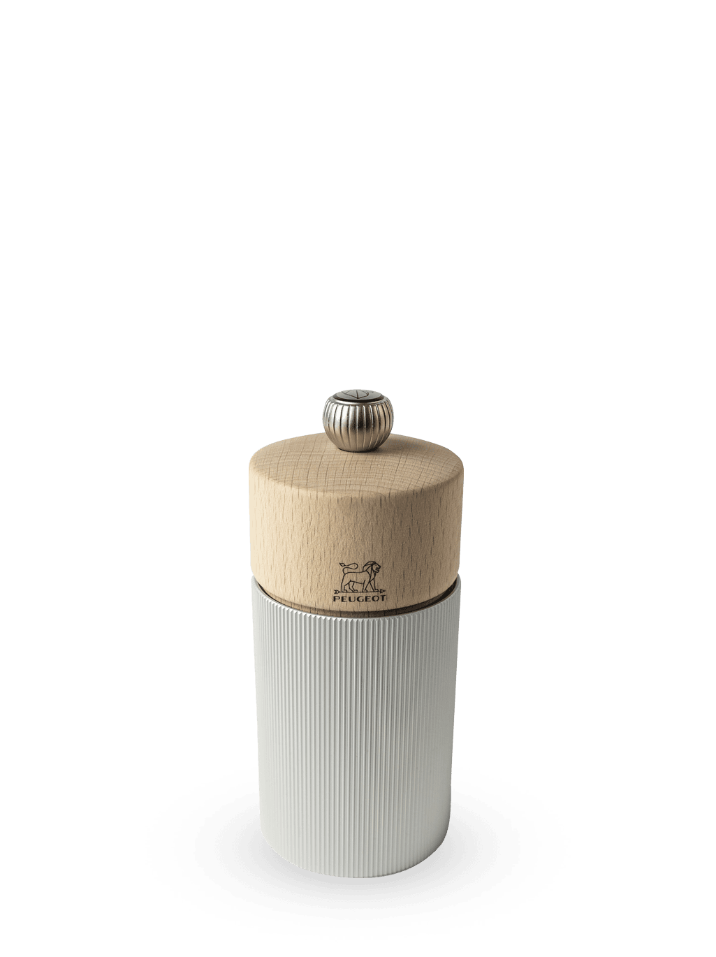 Peugeot PM Line 5" Aluminium/Beechwood Natural 003
