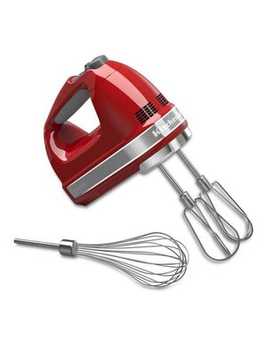 KitchenAid Hand Mixer 7 Speed Empire Red