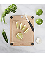Epicurean Cutting Surfaces Cutting Board 11.5x9 Natural w/Black Buttons