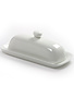 Norpro Butter Dish w/lid White Porcelain