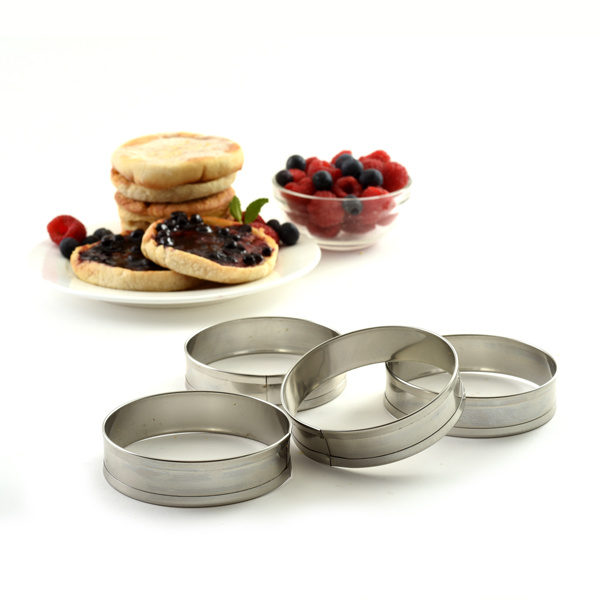 Norpro English Muffin Rings Set/4