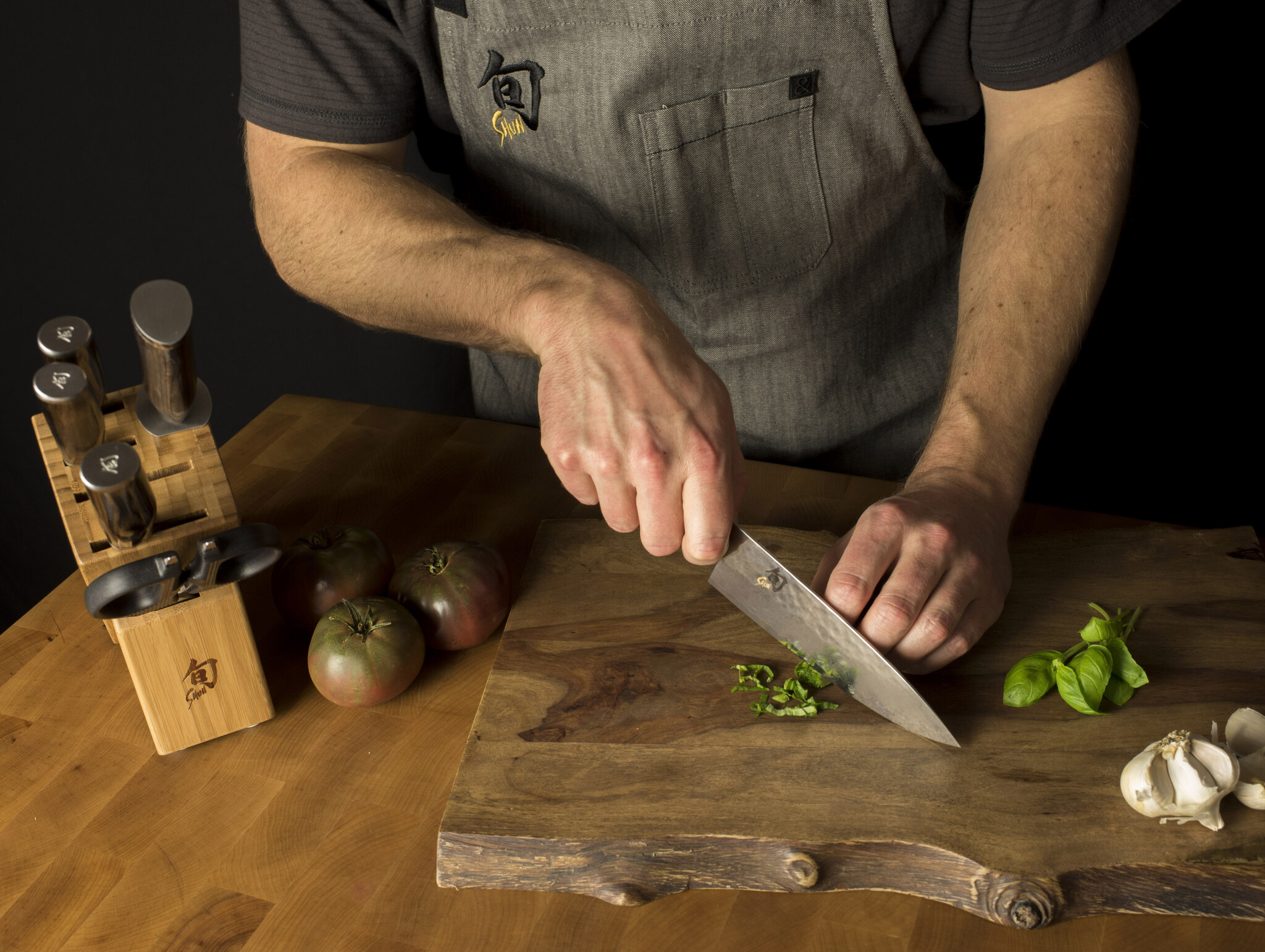 Shun Chef 6"Premier Walnut Shun