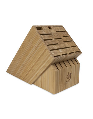 Shun Cutlery Knife Block 22 Slot Bamboo