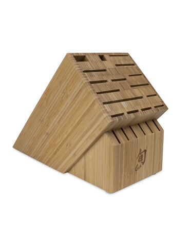 Shun Cutlery Knife Block 22 Slot Bamboo