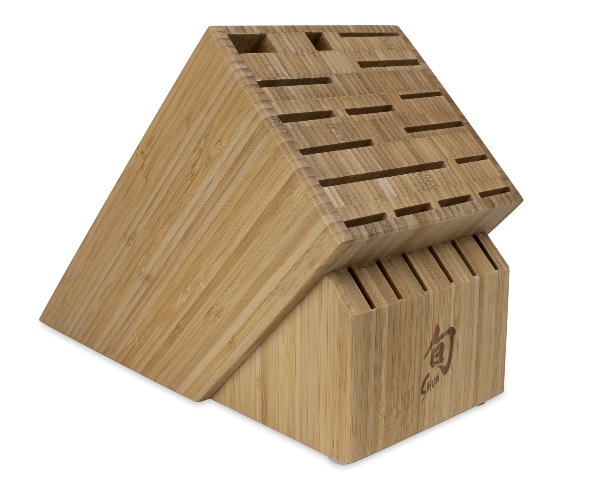 Shun Cutlery Knife Block 22 Slot Bamboo