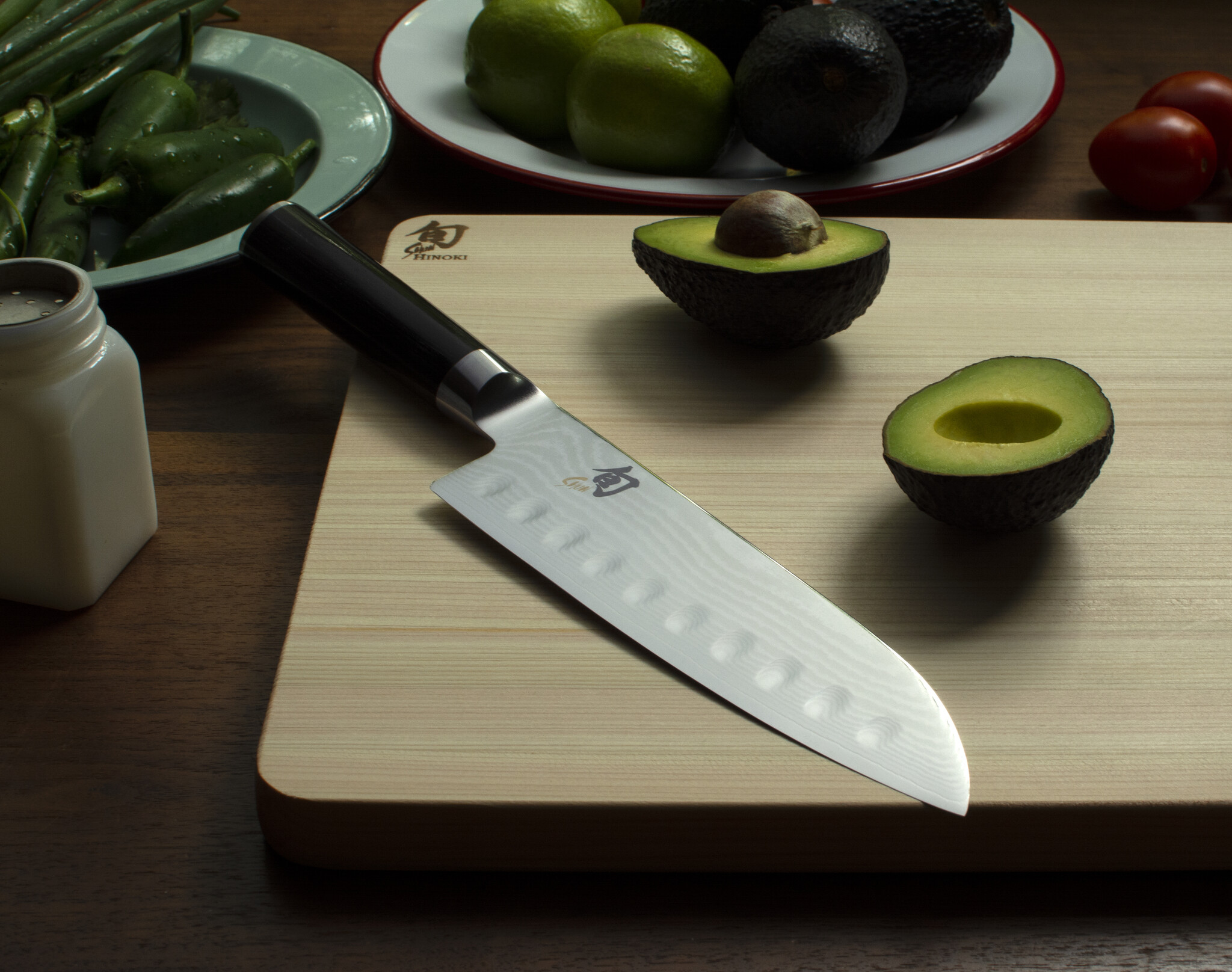 Shun Cutlery Santoku 7" HG Classic Onyx