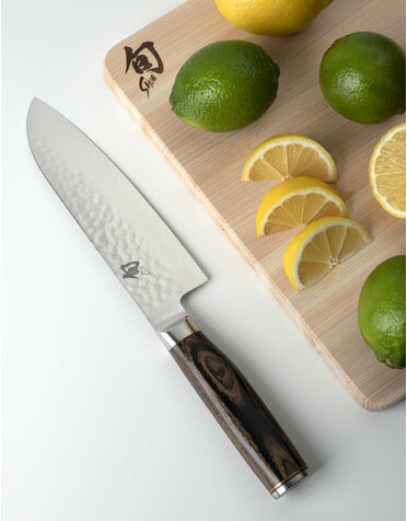 Shun Santoku 7" Premier Walnut Shun