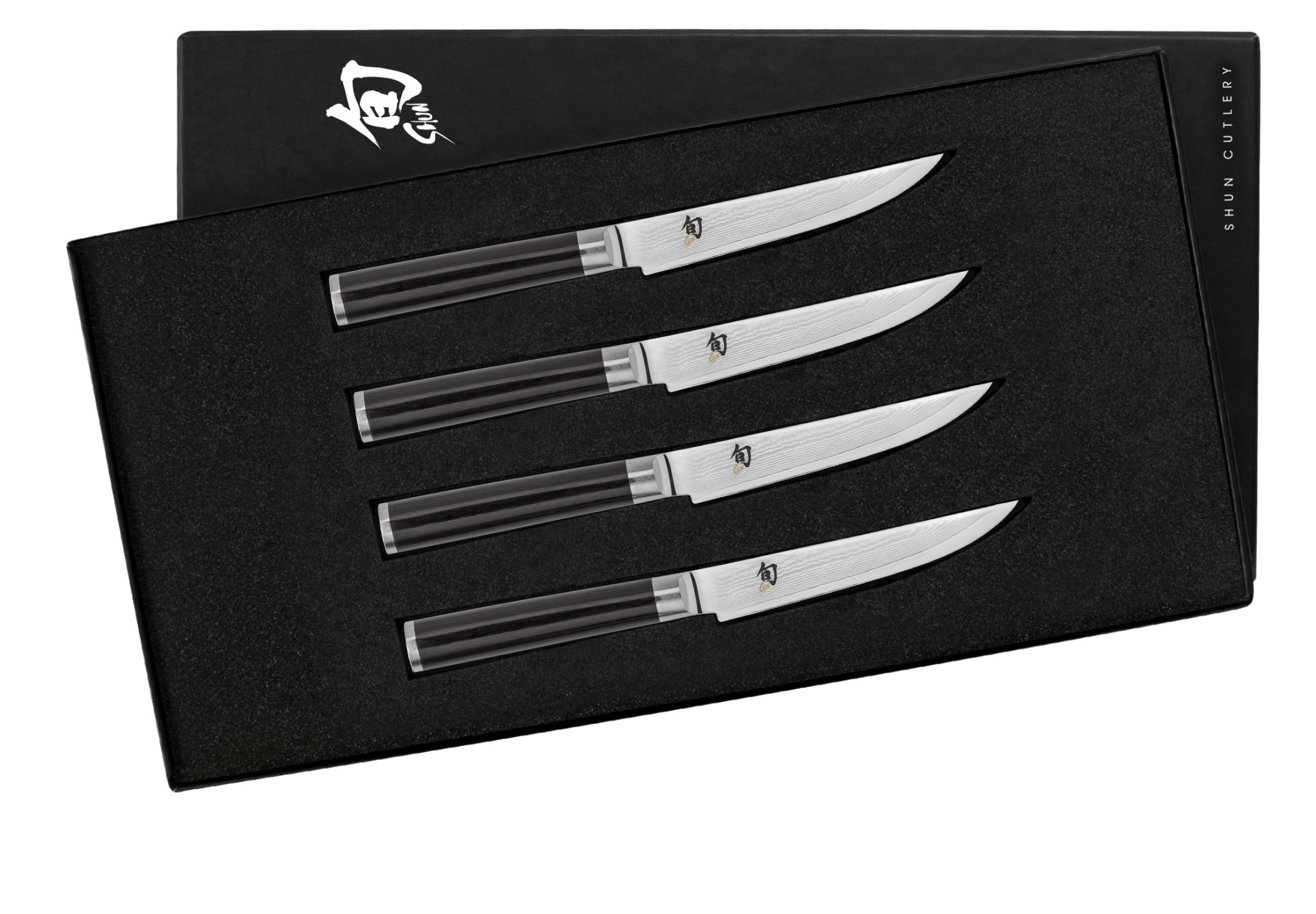 Shun Cutlery Steak Knife Set 4pc Classic Onyx