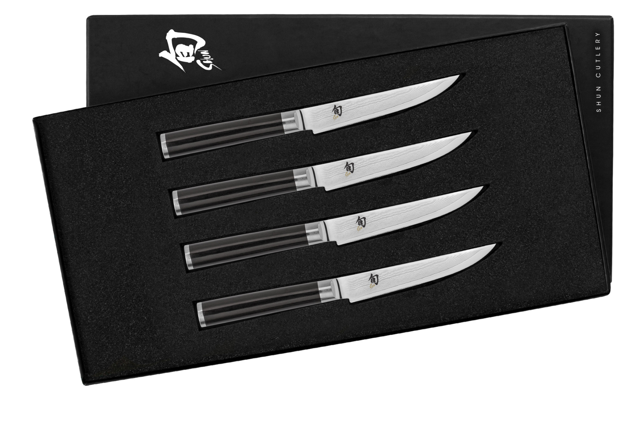 Shun Steak Knife Set 4pc Classic Onyx