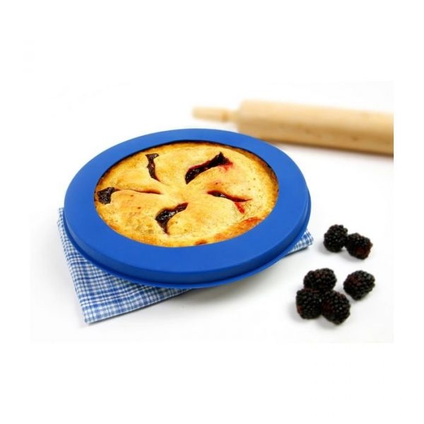 Norpro Pie Crust Shield Silicone Blue