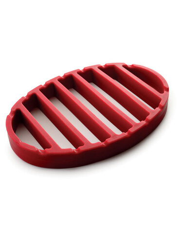 Norpro Roast Rack Oval Red Silicone