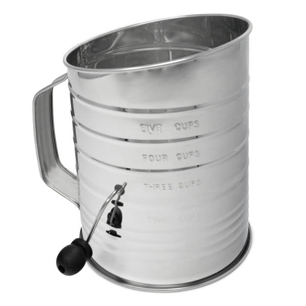 Norpro Sifter Flour 5c Rotary SS