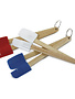 Norpro Spatulas Mini 2pc Blue/White/Red