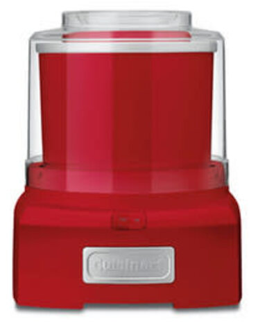 Cuisinart Ice Cream Maker 1.5qt Red Cuisinart 001
