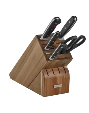 Wusthof Block Set 6pc Starter Set Acacia Classic