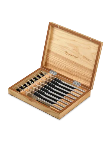 Wusthof Steak Knife Set 8pc SS in Olivewood Box