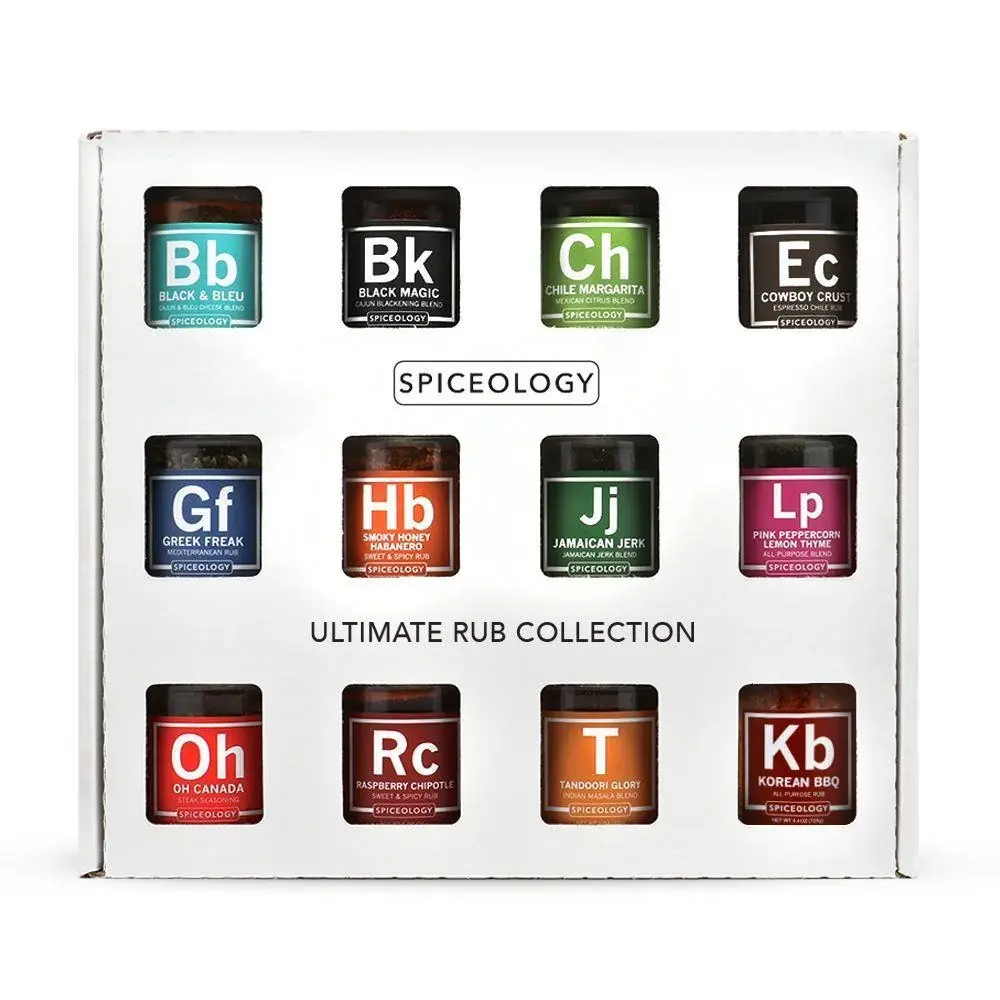 Spiceology Ultimate Rub Collection- 12 Mini Rubs