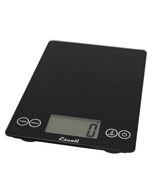 Escali Scale 15lb Digital Arti Glass Black Obsidian