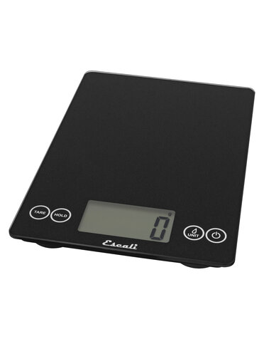 Escali Scale 15lb Digital Arti Glass Black Obsidian