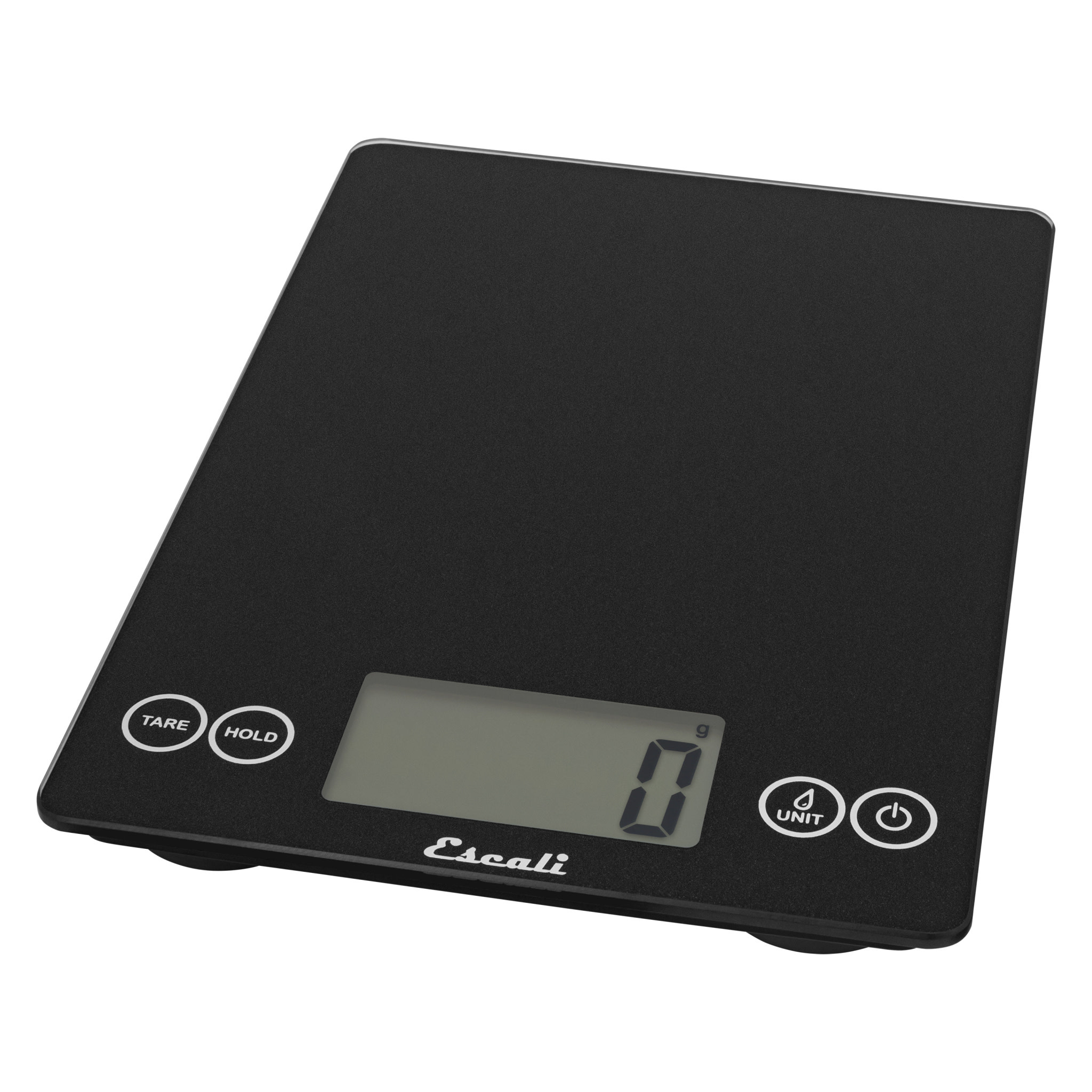 Escali Scale 15lb Digital Arti Glass Black Obsidian