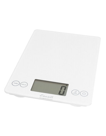 Escali Scale 15lb Digital Arti Glass Frost White