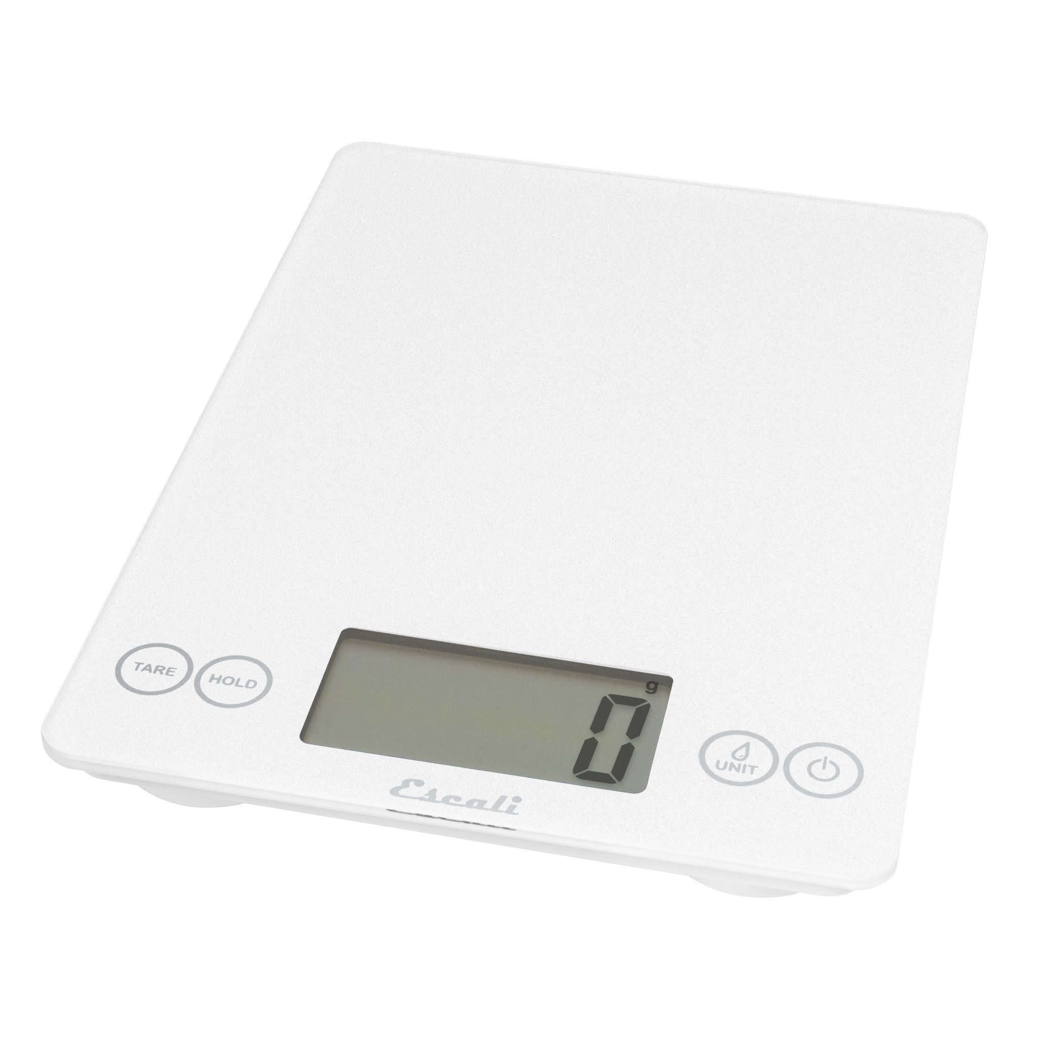 Escali Scale 15lb Digital Arti Glass Frost White