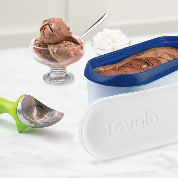 Tovolo Glide-A-Scoop Ice Cream Tub- Indigo