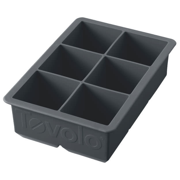 Tovolo King Ice Cube Tray- Charcoal