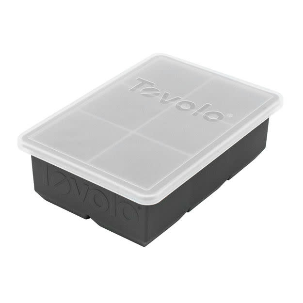 Dayglow King Ice Cube Tray w/Lid- Charcoal
