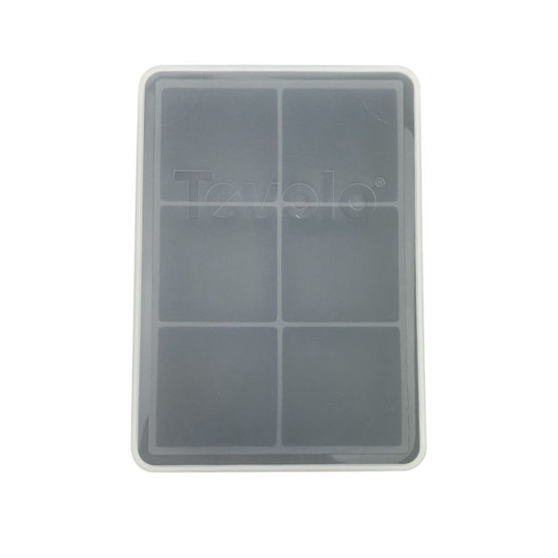 Dayglow King Ice Cube Tray w/Lid- Charcoal