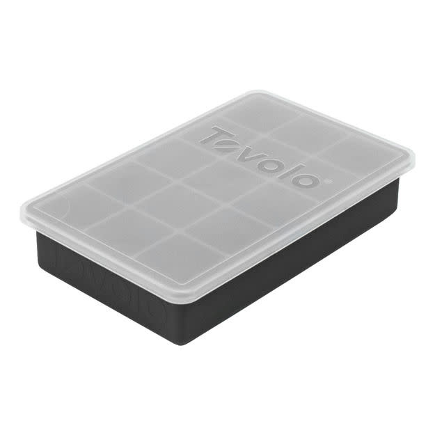 Dayglow Perfect Ice Cube Tray w/Lid- Charcoal