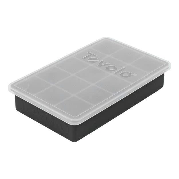 Tovolo Perfect Ice Cube Tray w/Lid- Charcoal