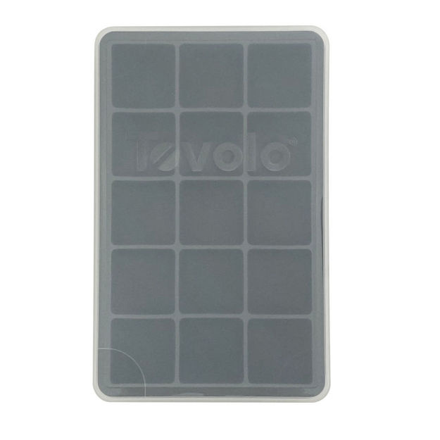 Dayglow Perfect Ice Cube Tray w/Lid- Charcoal