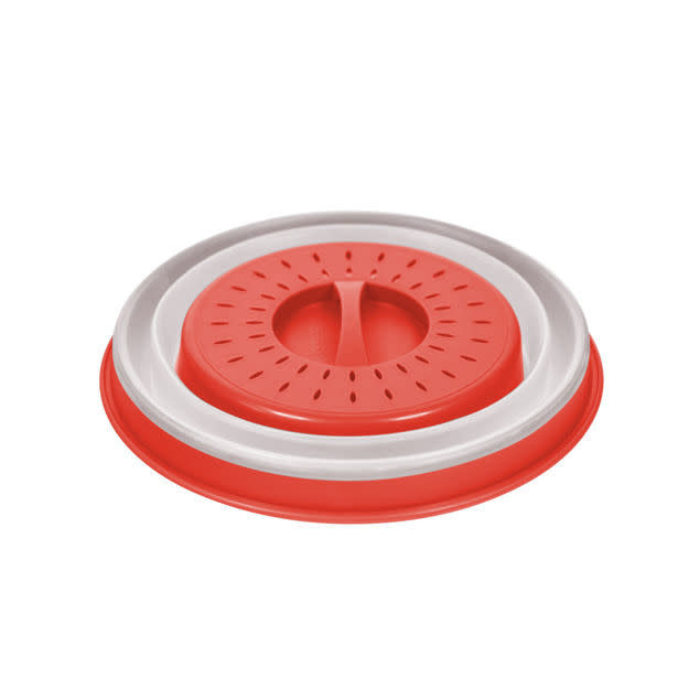 Tovolo Collapsible Microwave Food Cover Small- Red