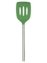 Tovolo Silicone Slotted Turner w/ SS Handle- Green