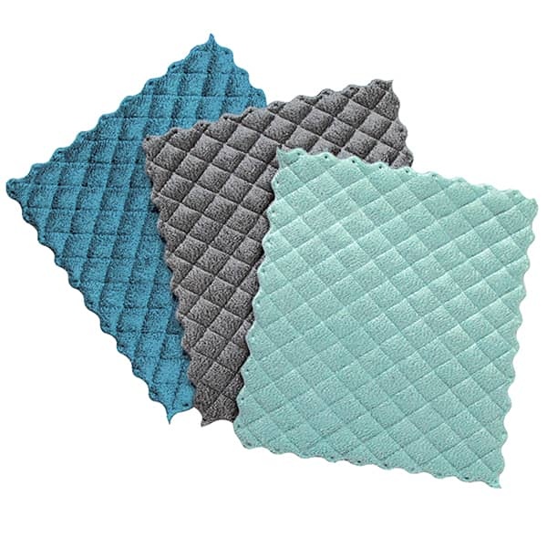 Envision Home Quilted Dish Cloths 3pk