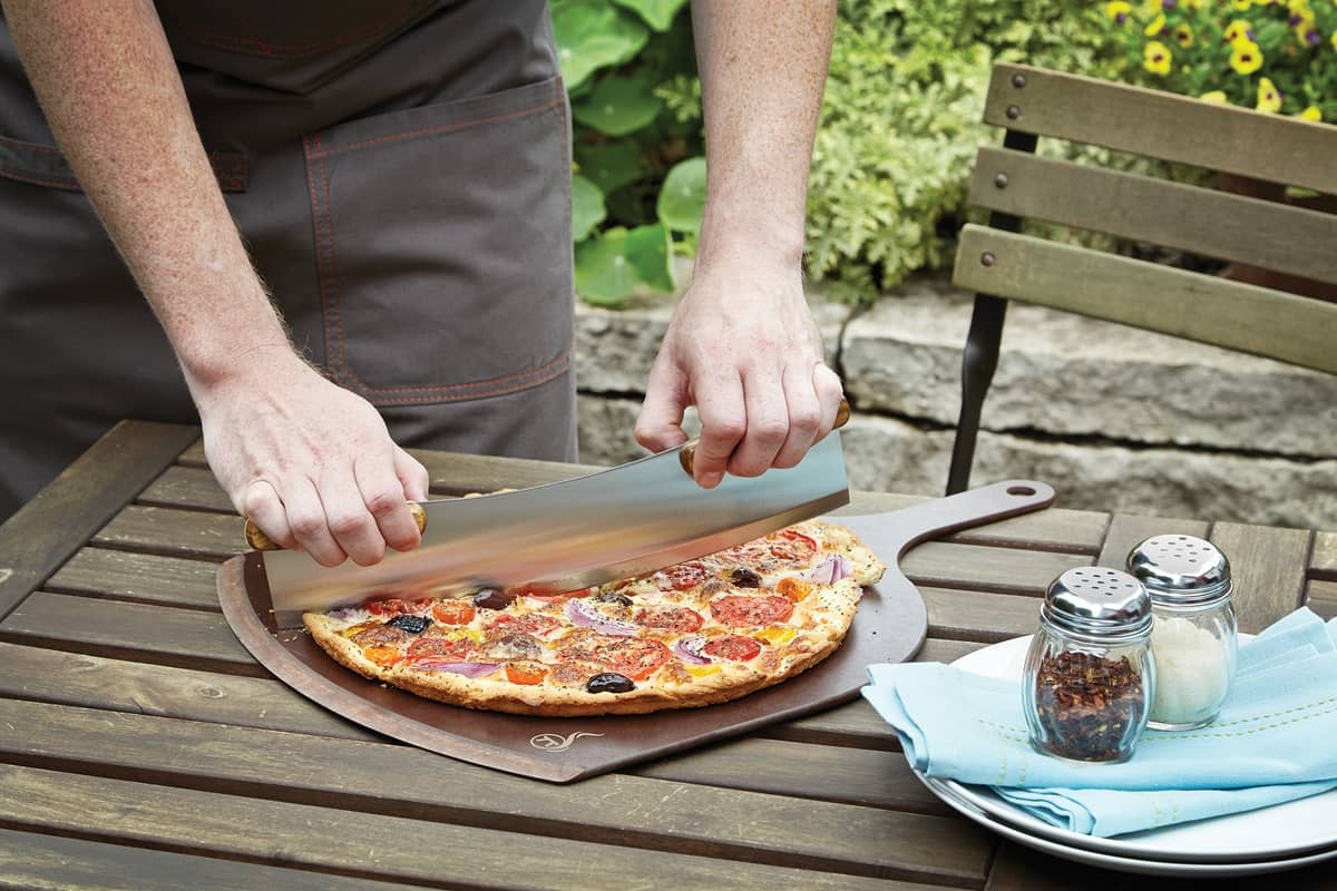 Outset Acacia Pizza Cutter