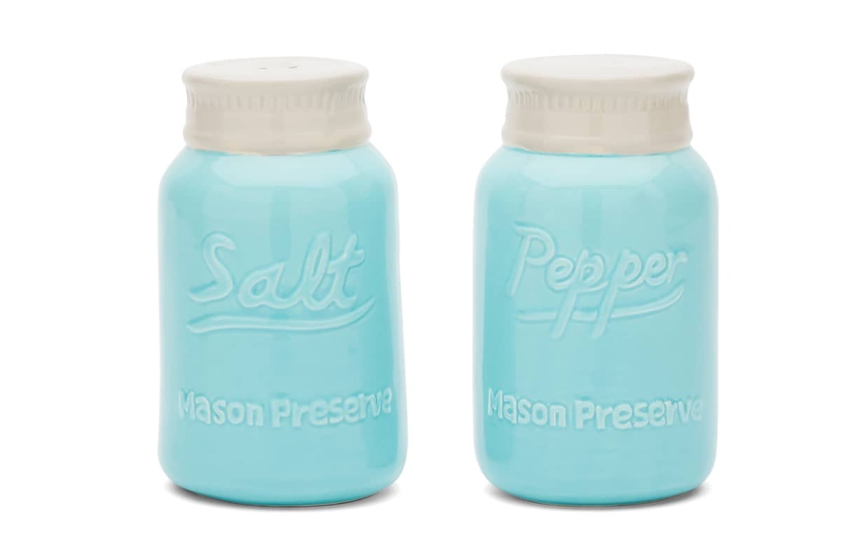 Fox Run Craftsmen Mason Jar Salt & Pepper Shaker Set