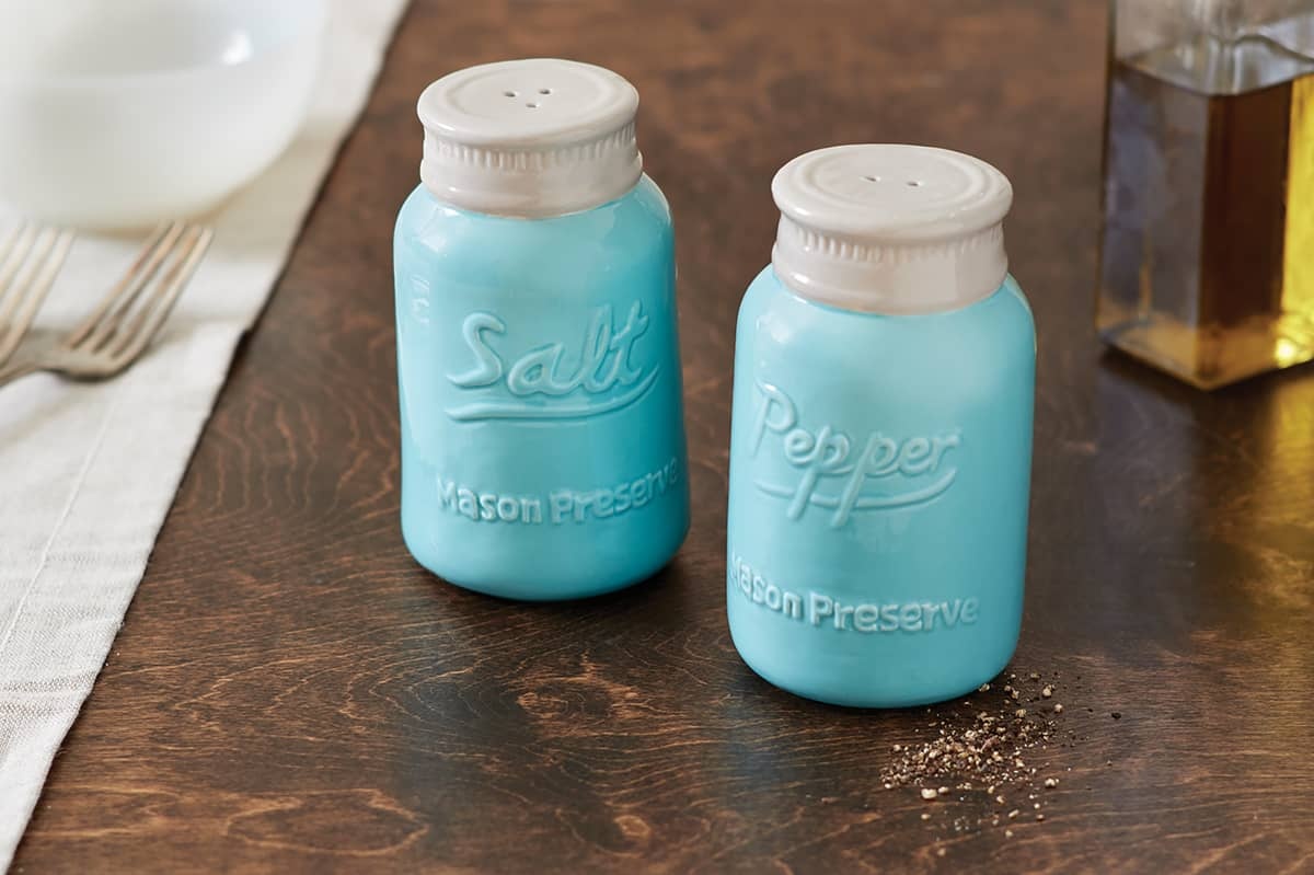 Fox Run Craftsmen Mason Jar Salt & Pepper Shaker Set