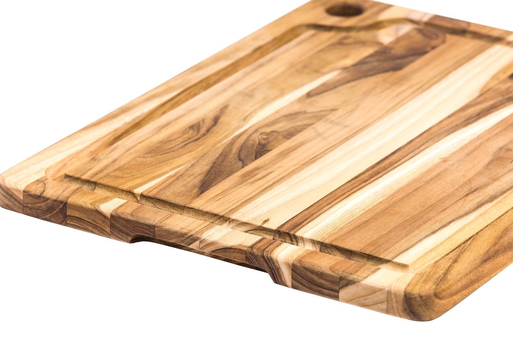 Teak Haus Cutting Board w/ Juice Canal 18x14