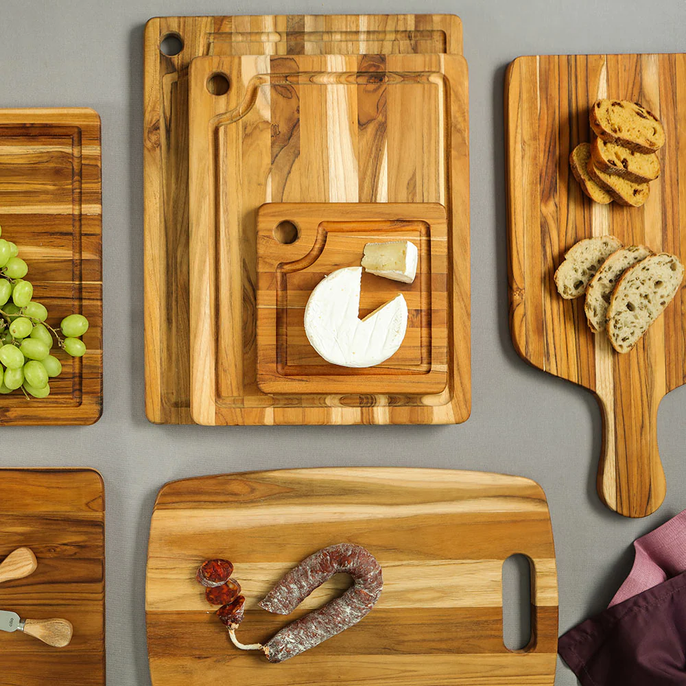 Teak Haus Cutting Board w/ Juice Canal 18x14