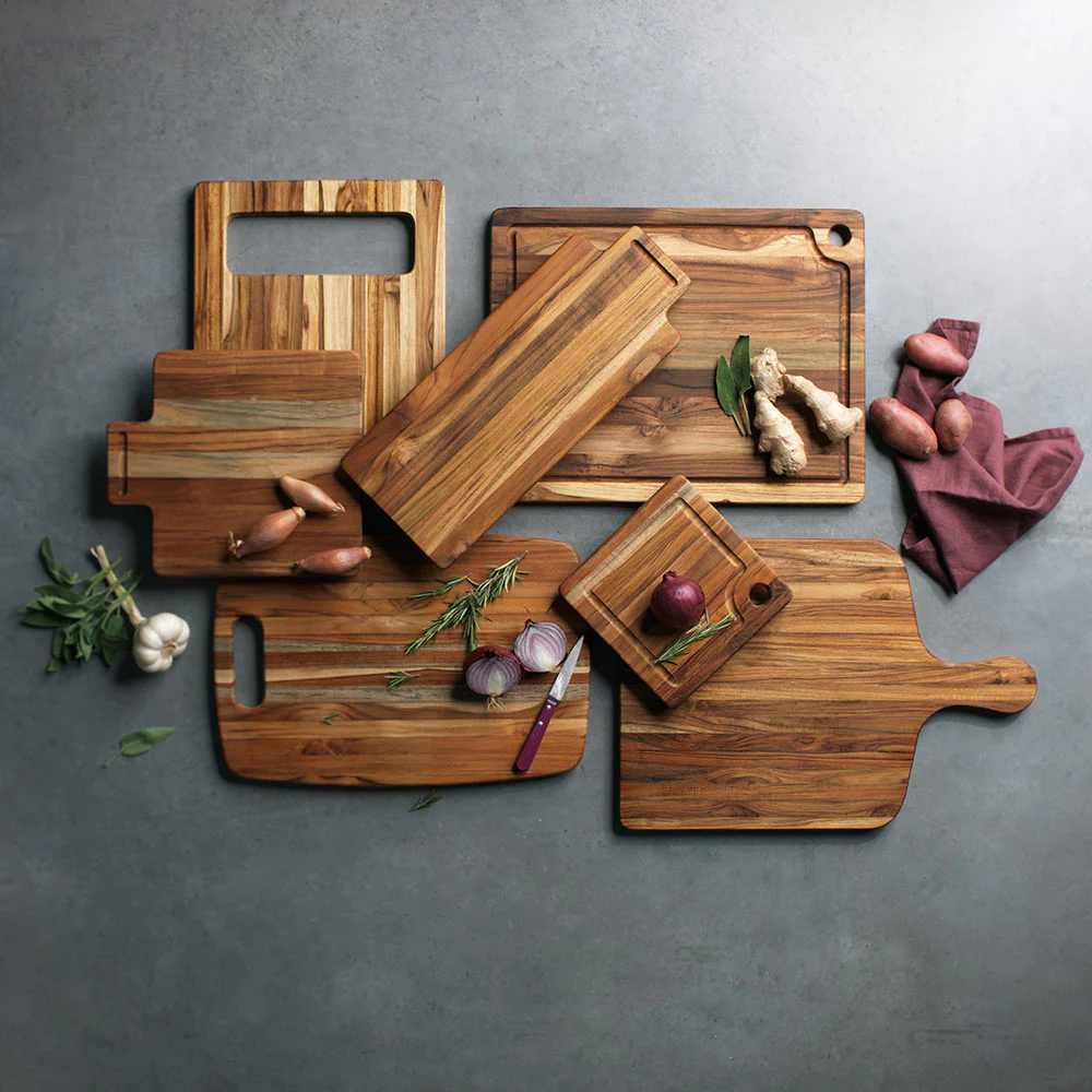 Teak Haus Cutting Board w/ Juice Canal 18x14