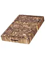 Teak Haus Butcher Block Cutting Board w/ Juice Canal 20x14