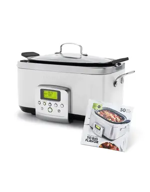 Greenpan Elite 6qt Slow Cooker- Cloud Cream