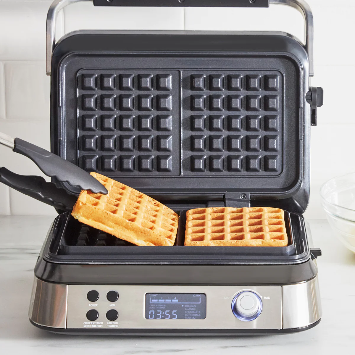 Greenpan Bistro Ceramic 2-Square Waffle Maker