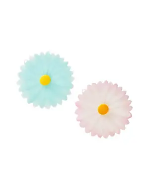 Charles Viancin Group Daisy Drink Covers 4" Set/2