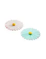 Charles Viancin Group Daisy Drink Covers 4" Set/2