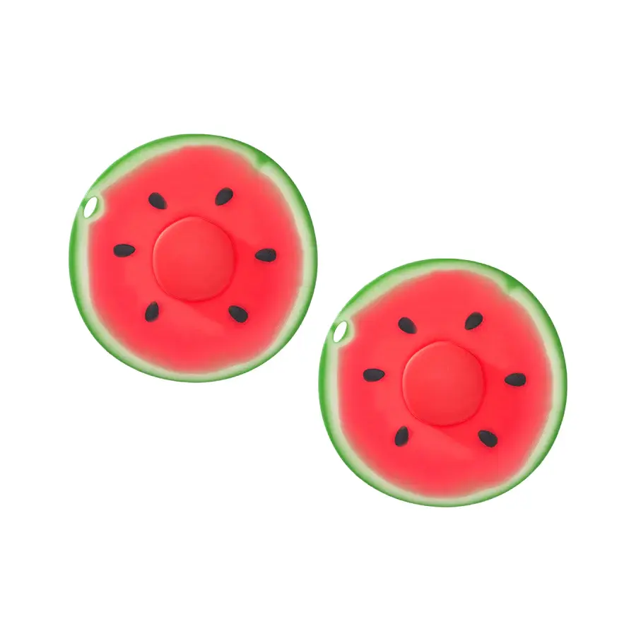 Charles Viancin Group Watermelon Drink Covers 4" Set/2