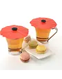 Charles Viancin Group Poppy Drink Covers 4" Set/2